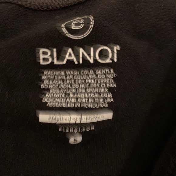 Blanqi Black Maternity Compression Tank Top - Picture 4 of 5